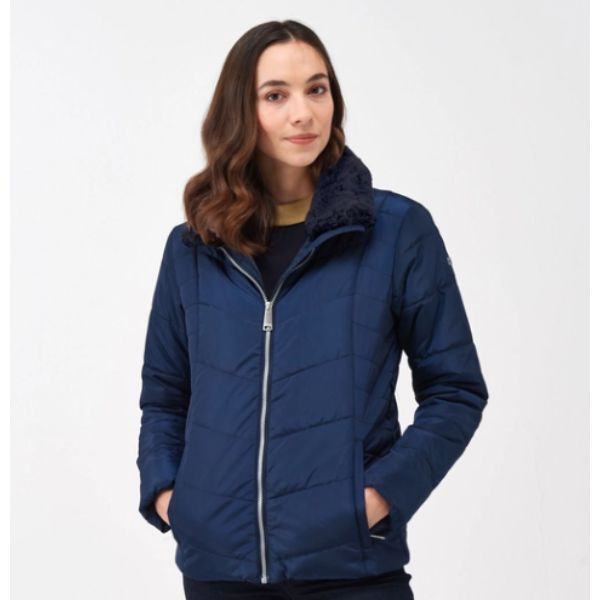 Regatta Wildrose Womens Baffled/Quilted Jackets Navy AW23