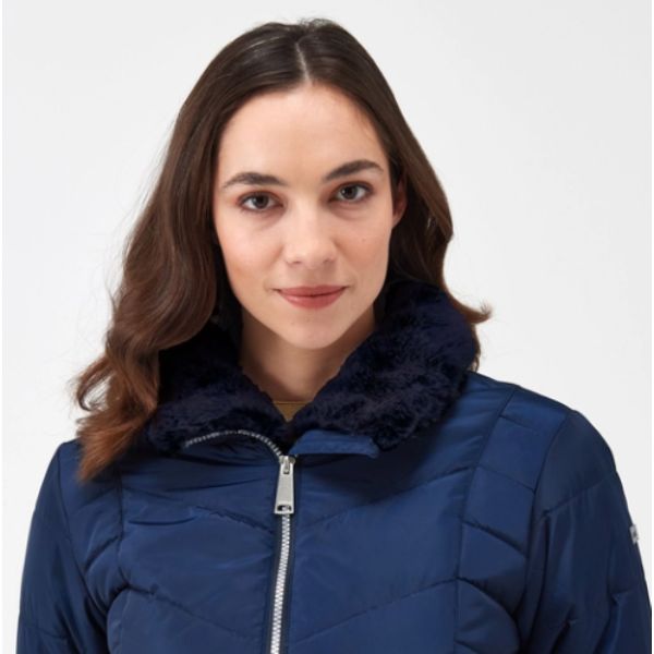 Regatta Wildrose Womens Baffled/Quilted Jackets Navy AW23