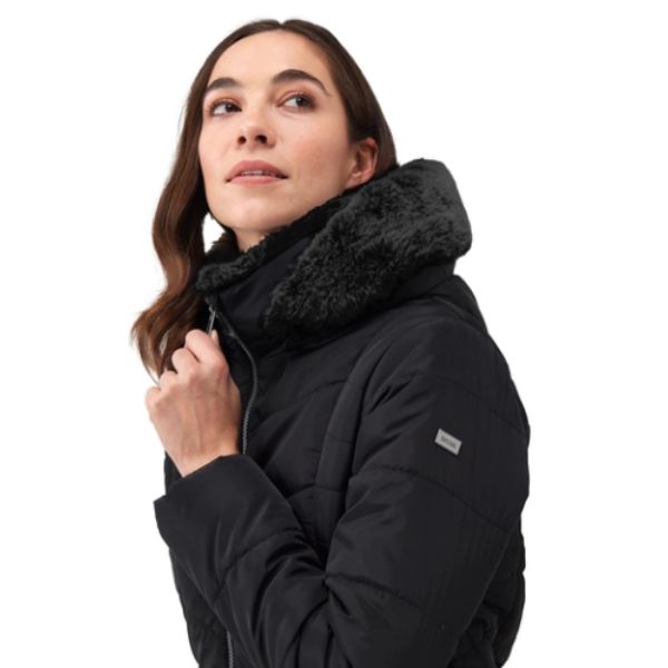 Regatta Wildrose Womens Baffled/Quilted Jackets Black AW23