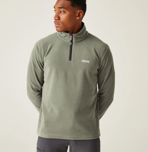 Regatta Thompson Mens Fleece Agave Green/Ash