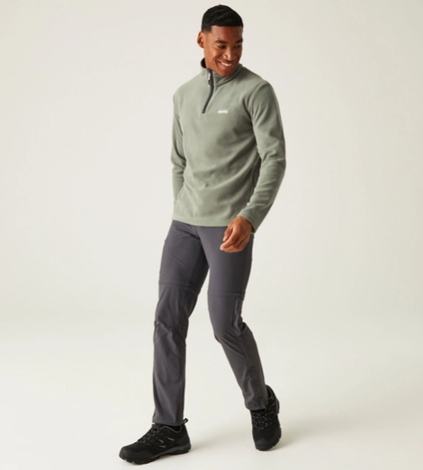 Regatta Thompson Mens Fleece Agave Green/Ash