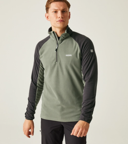 Regatta Fellard Mens Fleece Agave Green/Ash