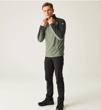 Regatta Elson II Mens Fleece Agave Green/Ash