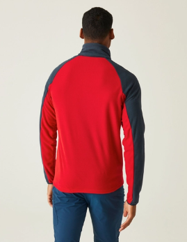 Regatta Elson II Mens Fleece Danger Red/Navy