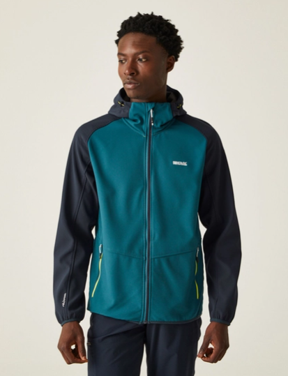 Regatta Arec III Mens Softshell Jacket Moroccan Blue/Navy