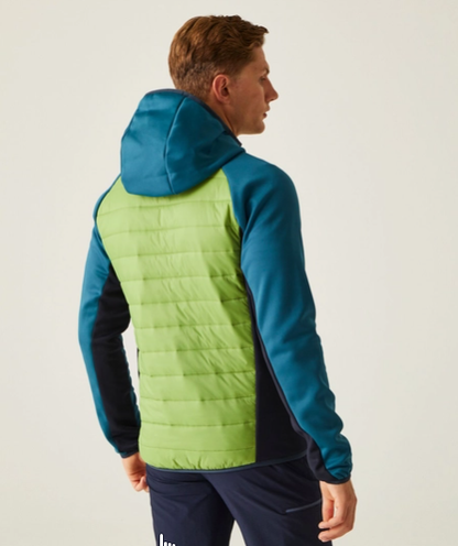 Regatta Andreson VIII Hybrid Mens Quilted Jacket Piquant Green/Moroccan Blue