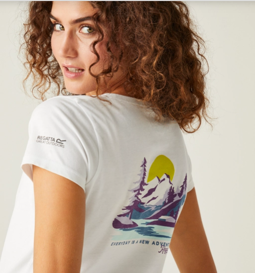 Regatta Breezed IV Womens T-Shirt White