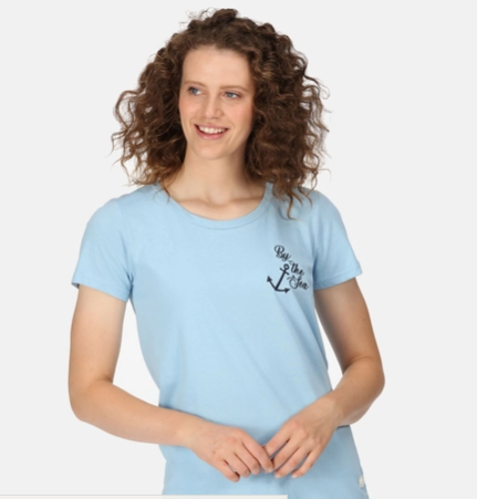 Regatta Filandra VII Womens T-Shirt Powder Blue