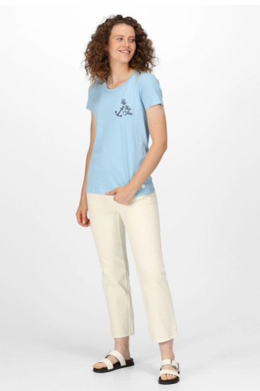 Regatta Filandra VII Womens T-Shirt Powder Blue