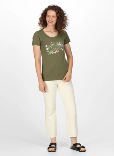 Regatta Filandra VII Womens T-Shirt Four Leaf Clover