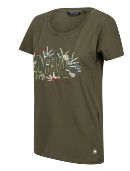 Regatta Filandra VII Womens T-Shirt Four Leaf Clover