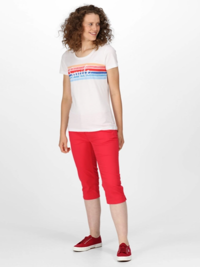 Regatta Filandra VII Womens T-Shirt White Smile