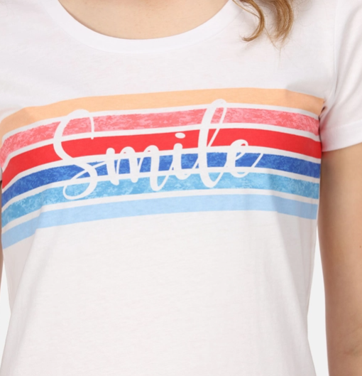 Regatta Filandra VII Womens T-Shirt White Smile