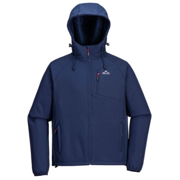 Portwest Rockfleet Sherpa Softshell Mens Jacket Navy