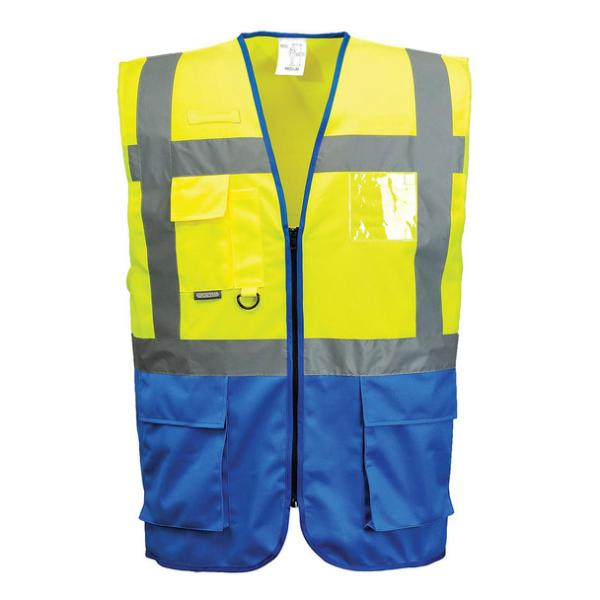 Portwest Warsaw Executive Vest Yellow /Navy